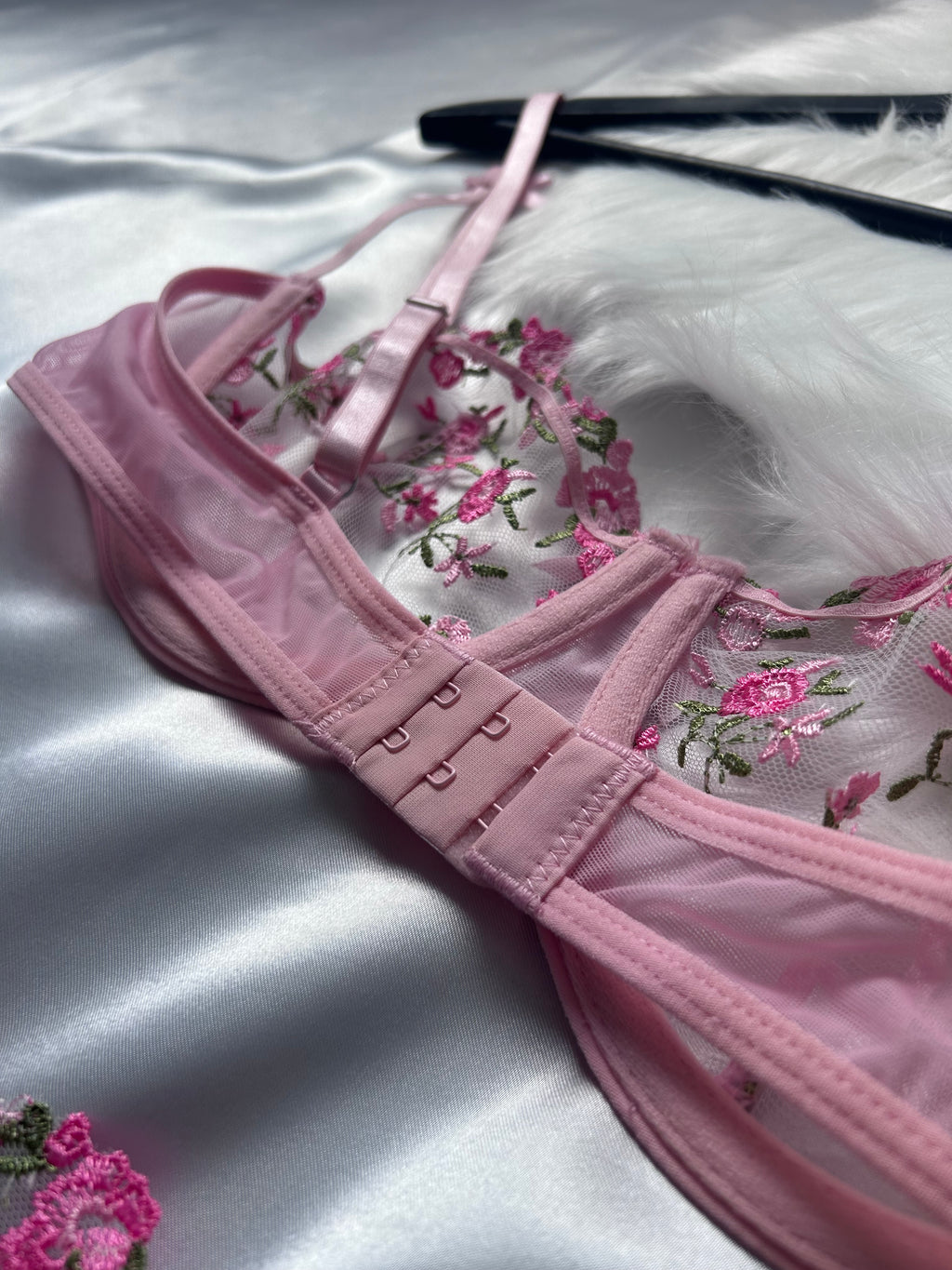 Ensemble culotte soutien-gorge Pink Blossom